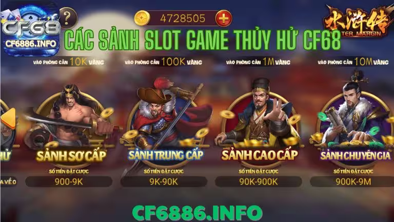 Các sảnh trong thủy hử cf68