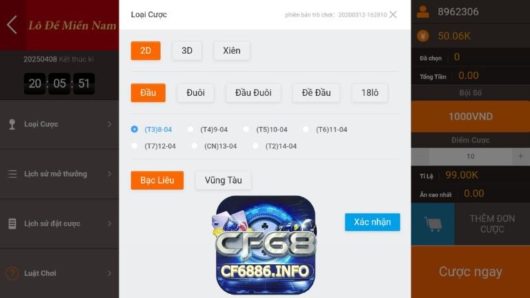 Xổ Số CF68