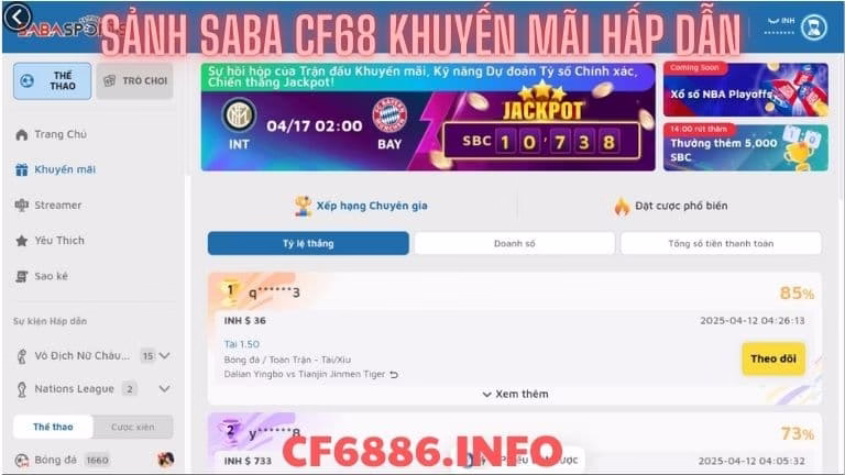 Sảnh Saba CF68