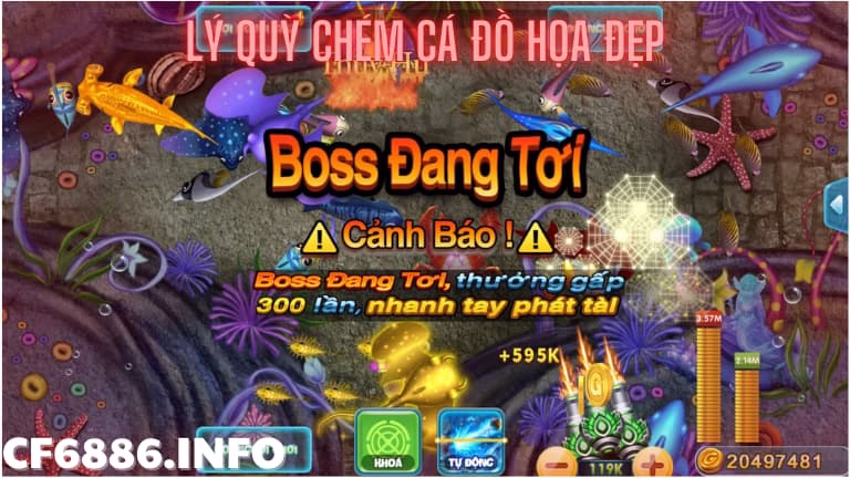 Lý Quỳ chém cá CF68