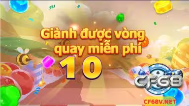 Lượt chơi miễn phí trong slot game xếp kẹo cf68